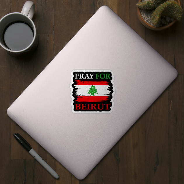 pray for beirut lebanon by MoodPalace